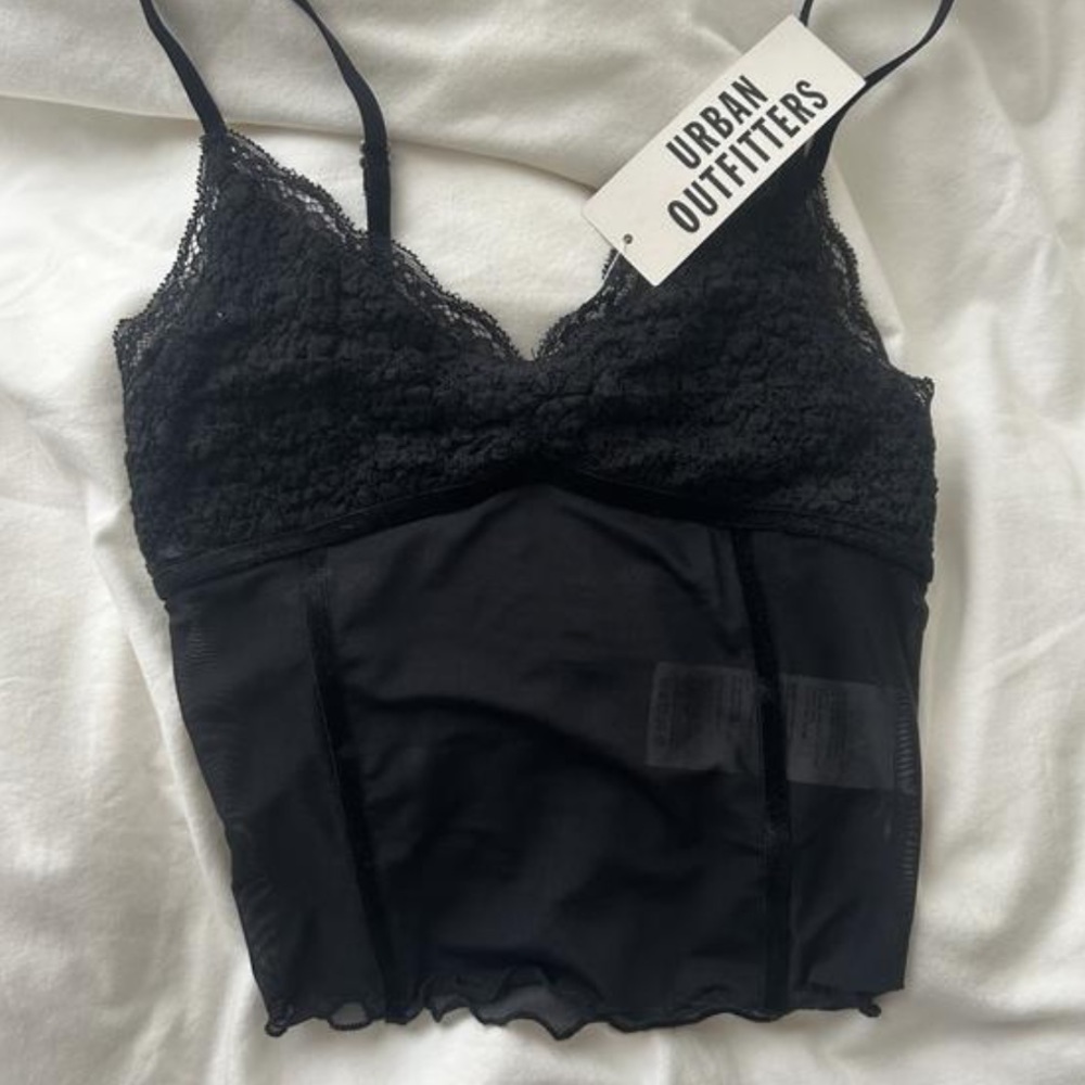 Sheer/ lace bra top